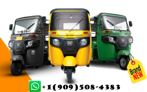 tricycles Bajaj et TVS King 