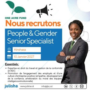 People & Gender Senior Specialist