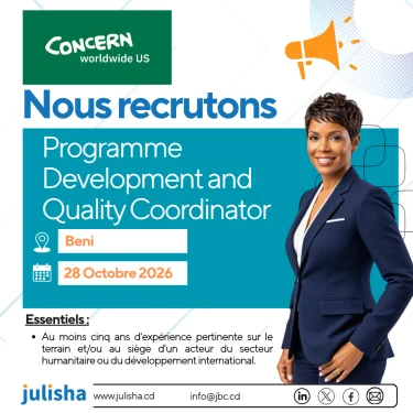 Programme Development and Quality Coordinator